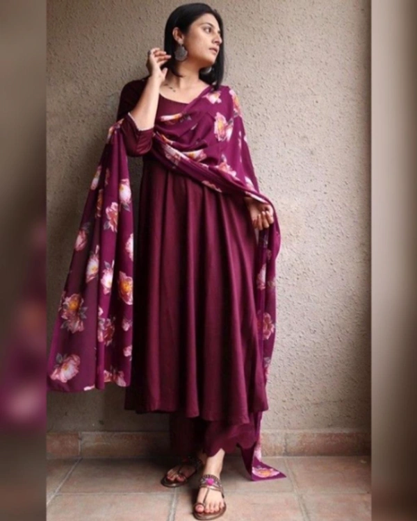 KURTI GOWN WITH DUPPTA